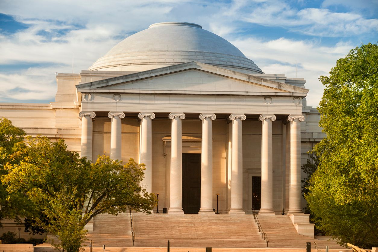 National gallery of art at the Smithsonian