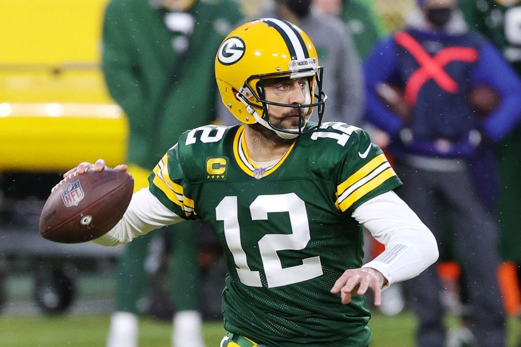 Aaron Rodgers of the Green Bay Packers